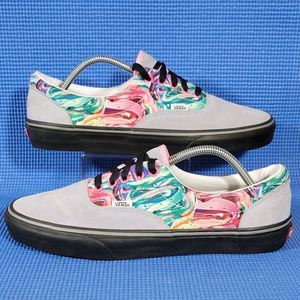Vans Customs Multicolor Suede/Canvas Sneakers - Size 11
